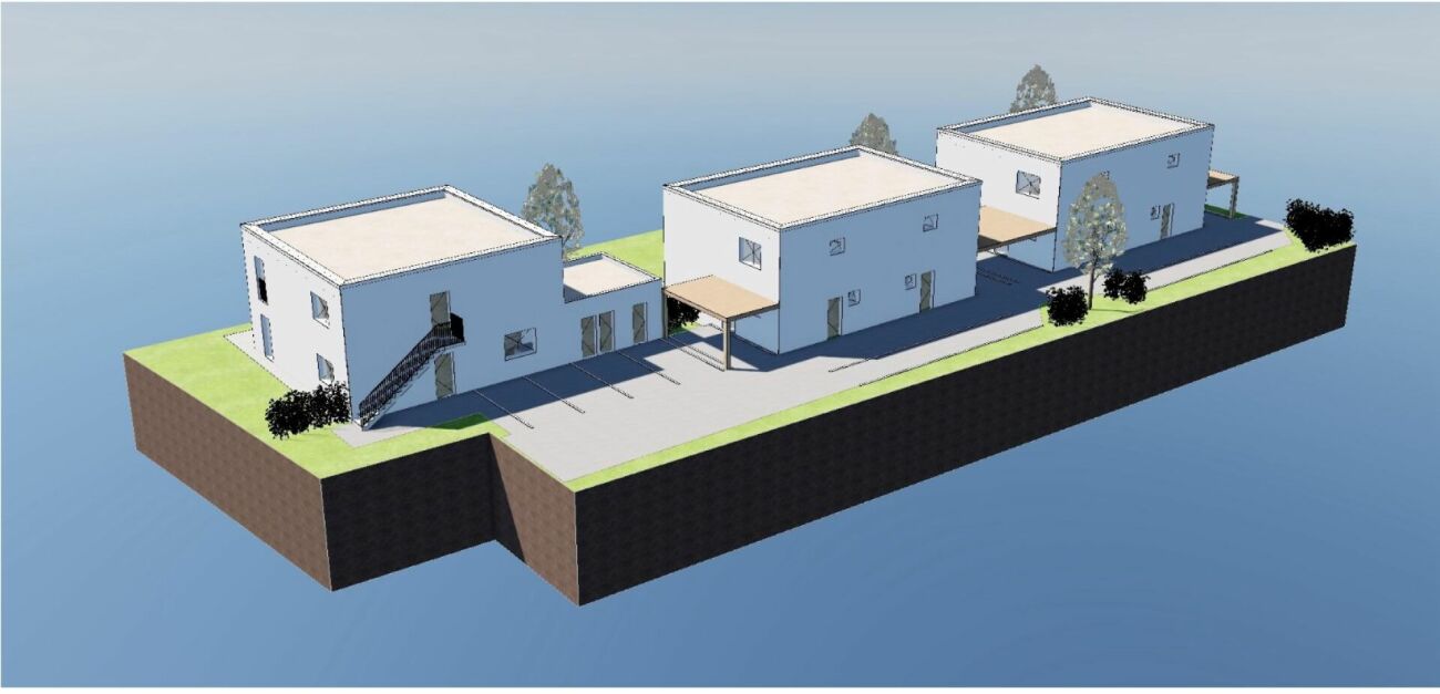 4 villas Mitoyennes + 2 appartements - GRANDS PRAZ - Bild 5