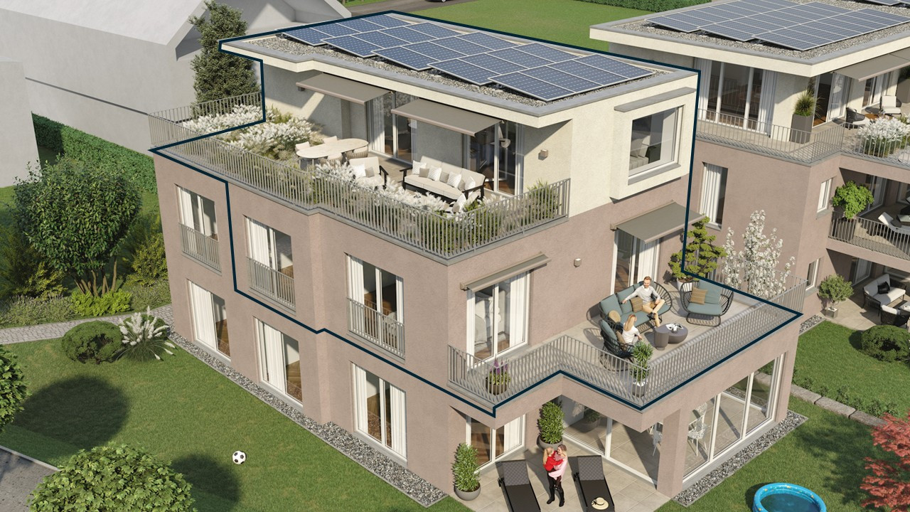 HELL UND MODERN AUF ZWEI GESCHOSSE UND MIT GROSSER TERRASSE WOHNEN / WOHNUNG BS7 -  Bild 1