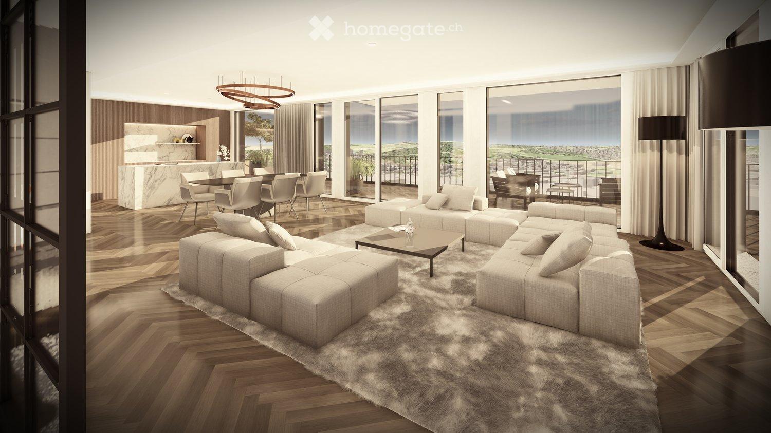 "PHOENIX" - luxuriöse Penthouse Wohnung mit Panoramaterrasse in Oberwil (BL) - Bild 4