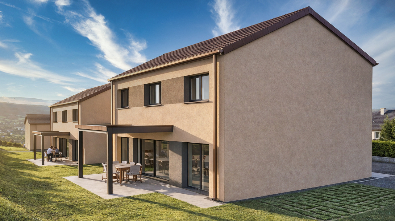 2 villas familiales neuves à Vesin (Cugy) / FR - Bild 2