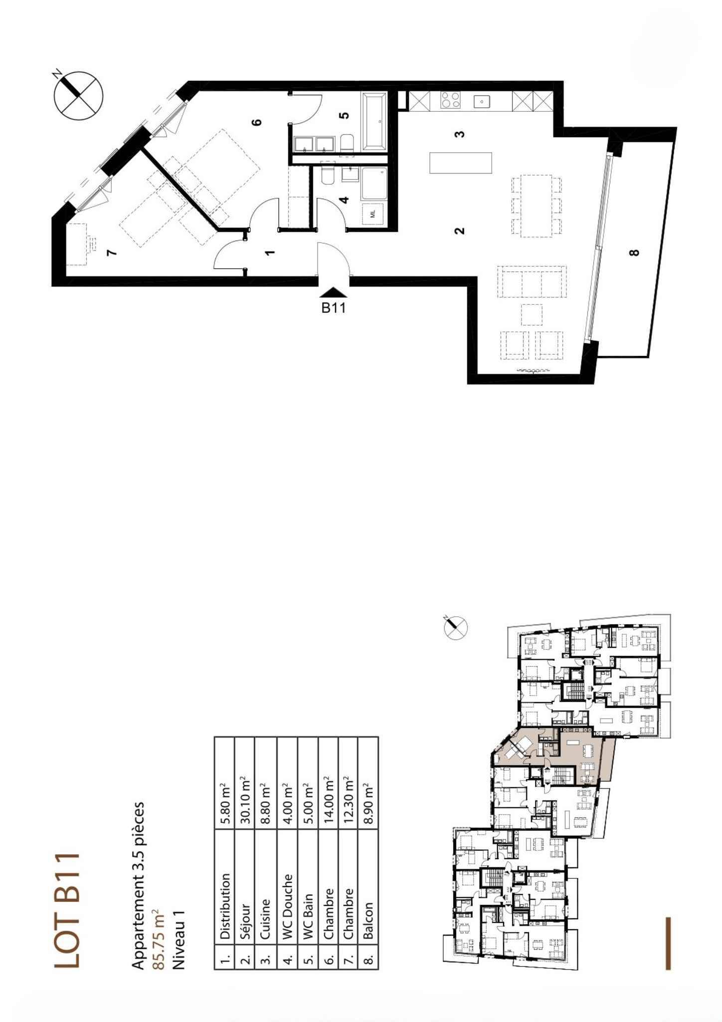 Appartement de 3.5 pièces - Bild 11