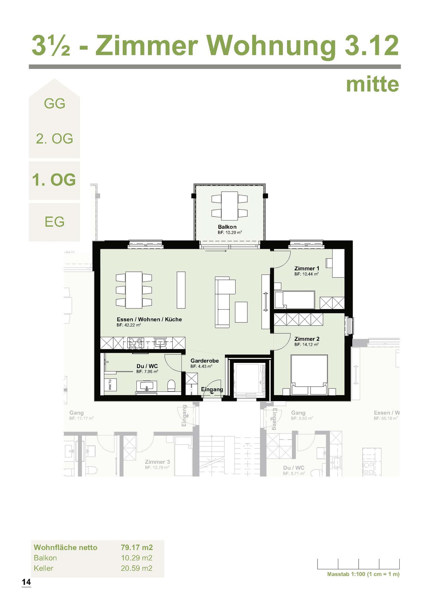 Attraktive 3.5-Zimmer-Wohnungen in Bleienbach - Bild 2