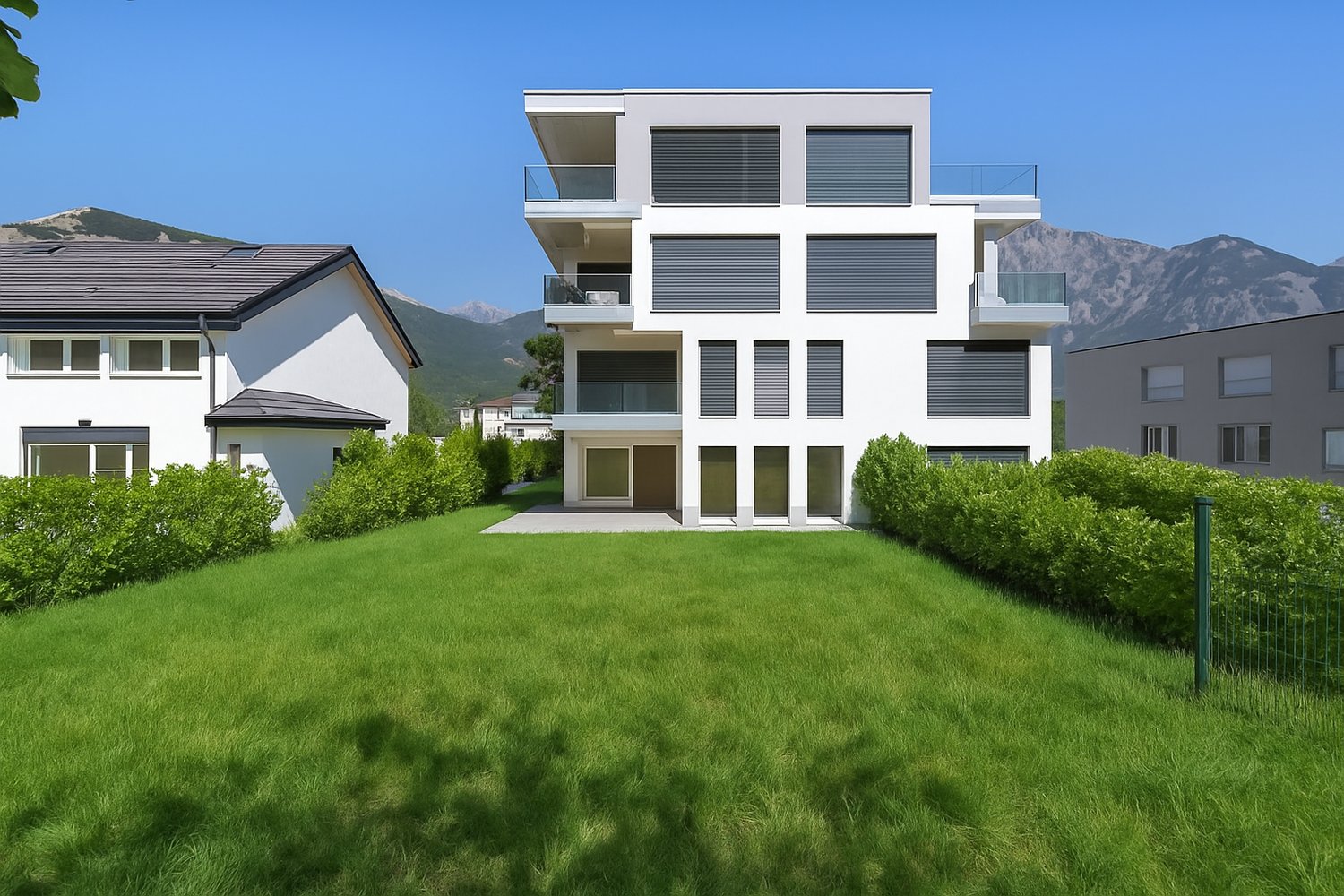 Appartement neuf de 2.5 pièces avec grand jardin et terrasses - Bild 1