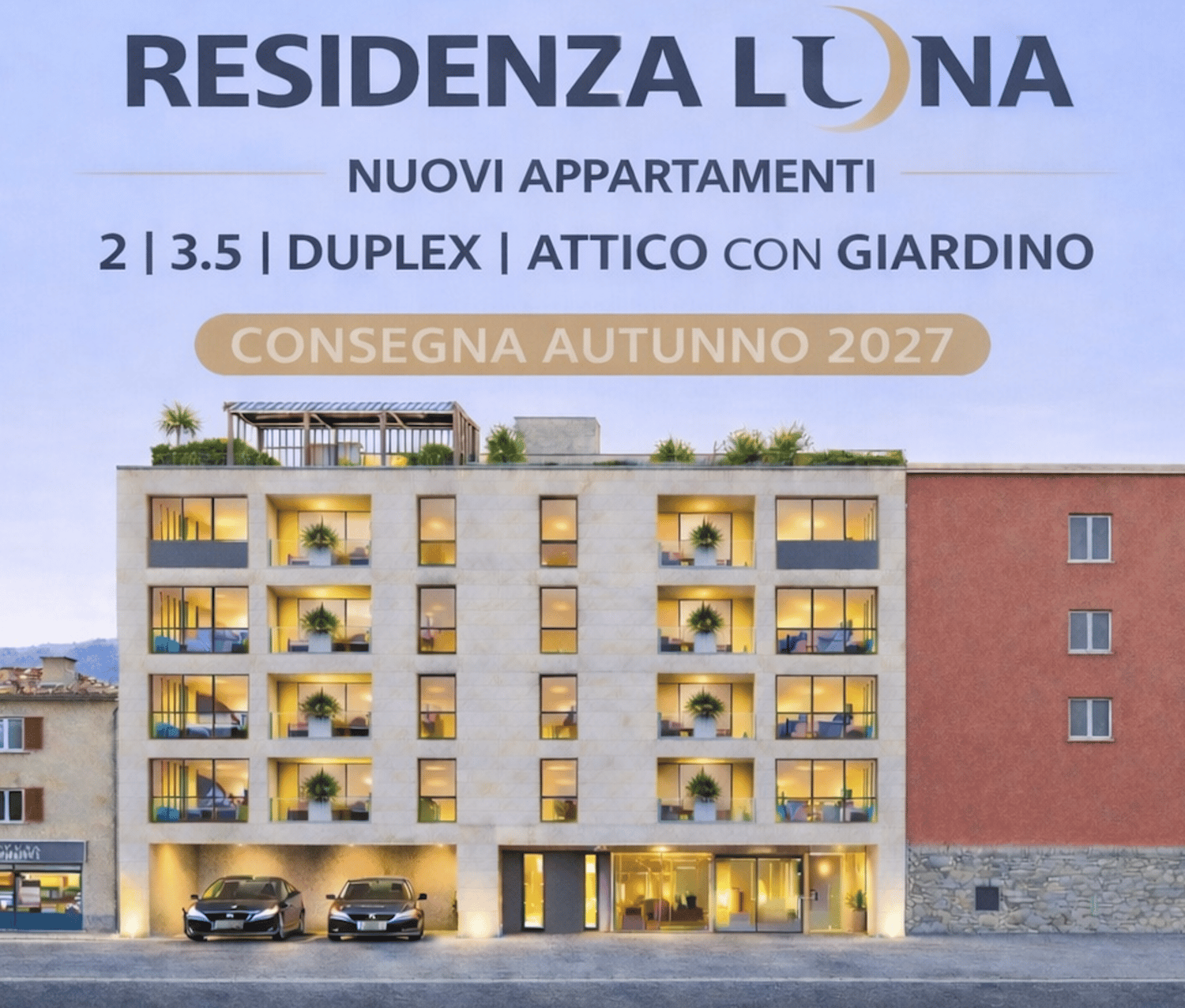 Nuovo 3.5 locali luminoso ed elegante – anche residenza secondaria - Bild 1