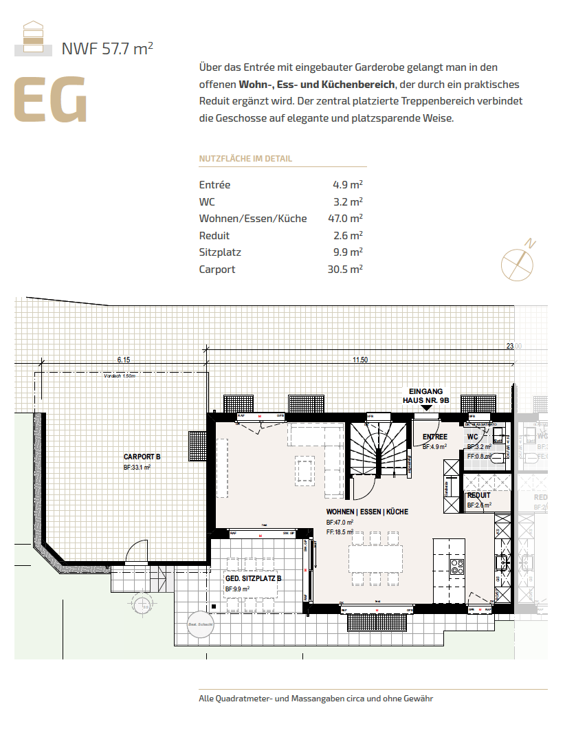 XXL 5.5-Zimmer-Doppeleinfamilienhaus Neubau in ruhiger Lage von Brittnau - Bild 5