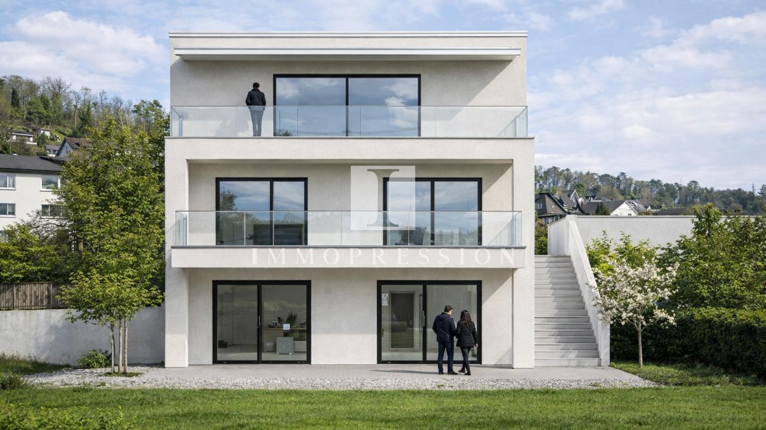 NEUBAU in Hofstetten-Flüh: Sonnenverwöhntes Einfamilienhaus - 1A-Ausblick! - Bild 9