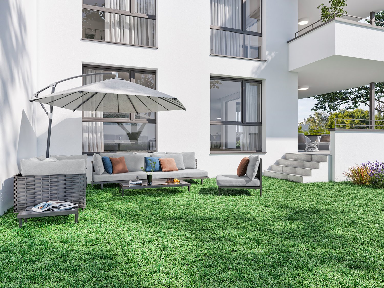 Gartenwohnung 3.5 Zimmer - Bild 1