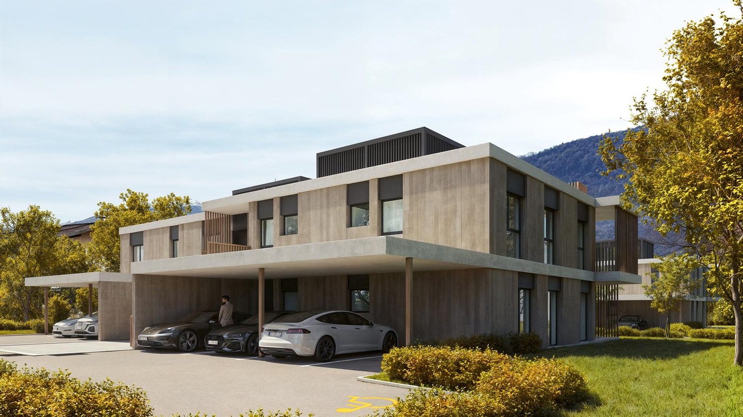 Rez-de-chaussée 5,5 pces avec grande terrasse et spacieux jardin - Appartement terrasse, 5.5 pièces, 153.00 m2