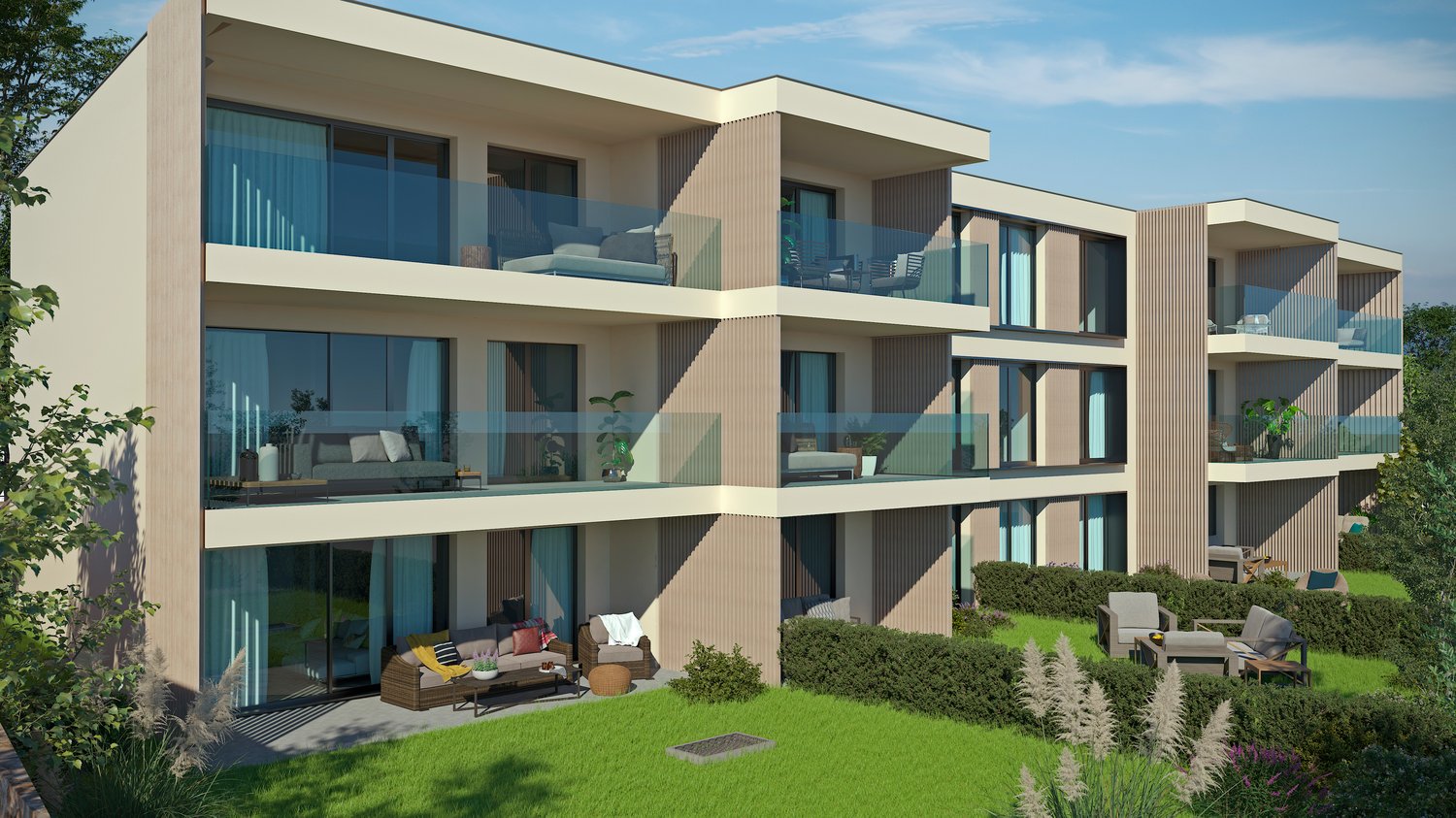 Nouveau projet à Bevaix – Appartement de 3,5 pièces au 2ème étage avec balcon (lot M) - Bild 1