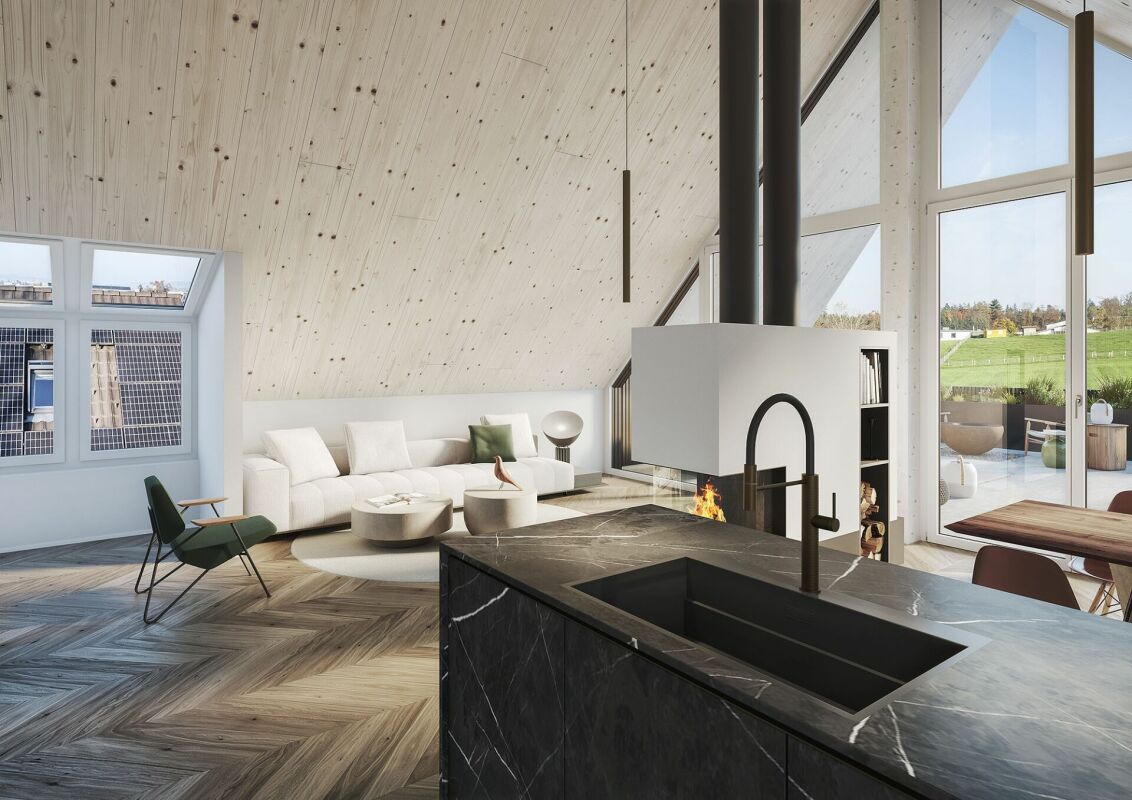 Neubau THE PEAR 3.5 Zimmer Attika-Wohnung - Bild 3