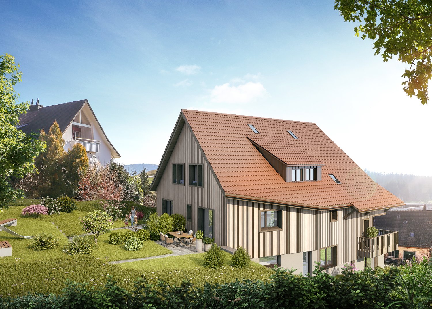 Hausteil mit Einfamilienhaus-Charakter an bester Hanglage -  Bild 7