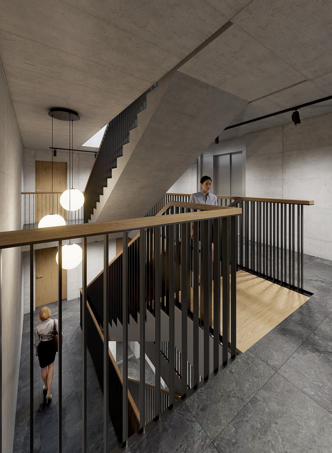 Licht, Luxus, Lebensqualität - Ihr neues Zuhause erwartet Sie - Treppenhaus