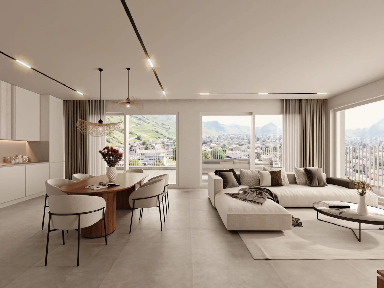 Appartement attique 4.5 pièces grande terrasse - Vétroz - Bild 1