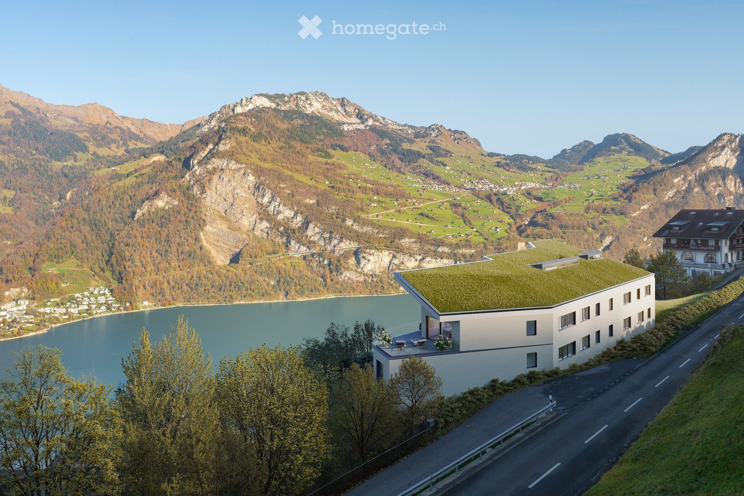 Moderne 5.5-Zimmer-Terrassenwohnung mit Panoramablick auf den Walensee und die umliegenden Alpen - Bild 4