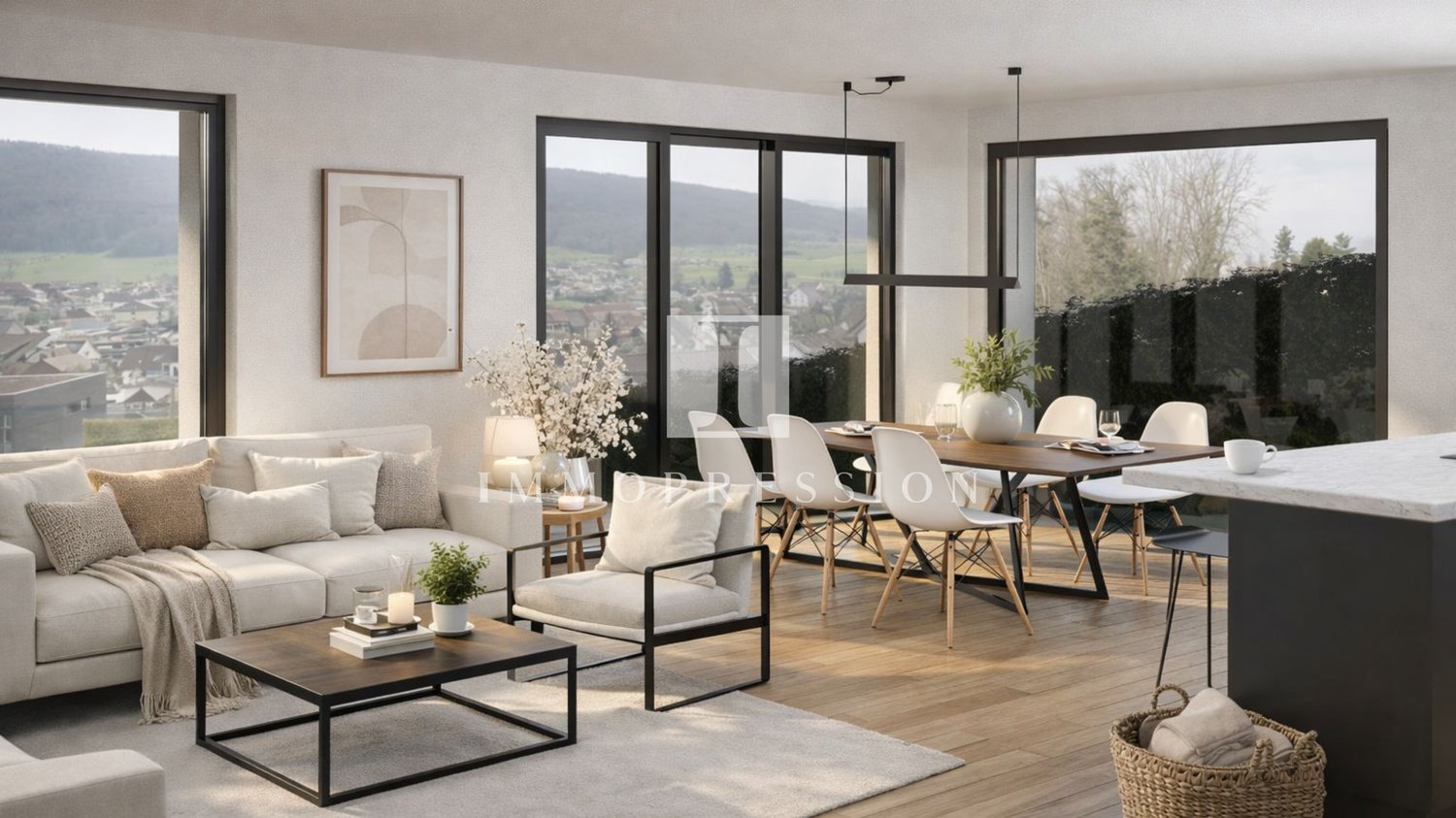 NEUBAU in Hofstetten-Flüh: Sonnenverwöhntes Einfamilienhaus - 1A-Ausblick! - Bild 2