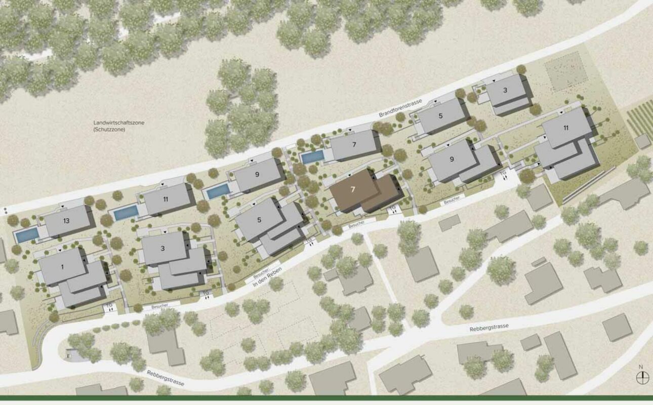 175 m² | Luxuriöses 4.5-Zimmer-Terrassenhaus - In den Reben - Bild 12