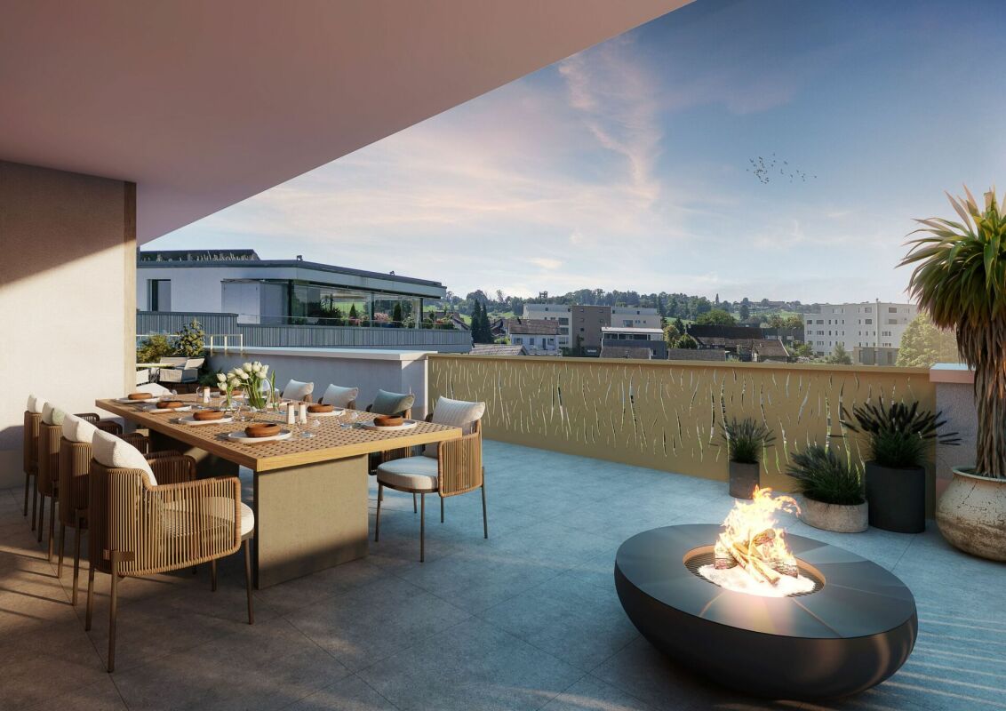 Neubauprojekt «Fliedergarten» - modernes Wohnen mit Stil und Nachhaltigkeit - hochwertige Garten-Maisonette - Bild 6