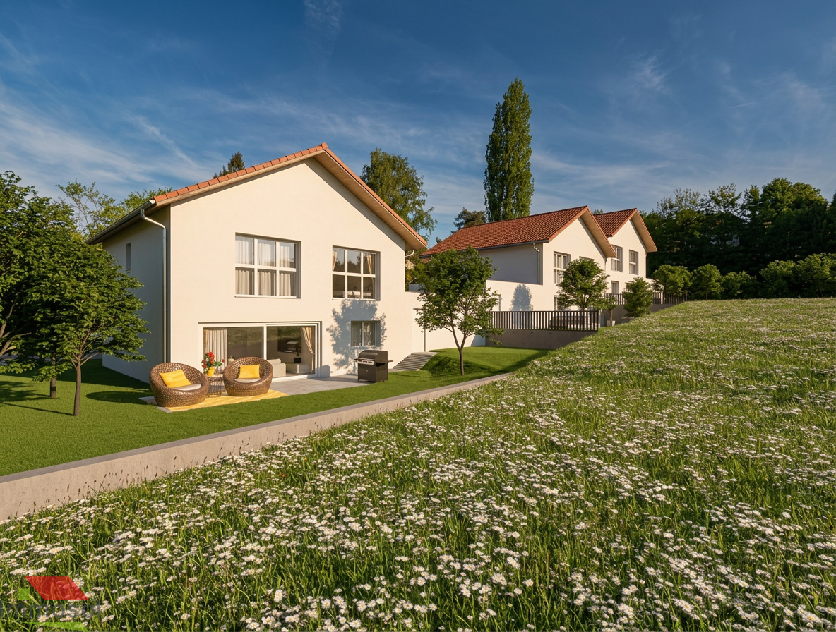 Nouvelle promotion à Thierrens - Villas familiales 5.5p avec jardin - Immosol | Thierrens | Perpective