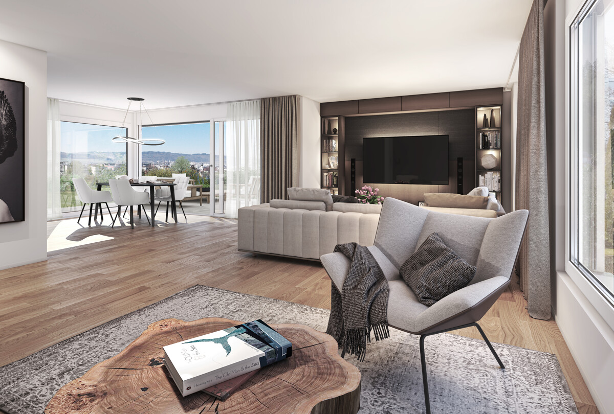 EXKLUSIVER AUSBAUSTANDARD FÜR EINEN LEBENSSTIL MIT ANSPRUCH - Wohnbereich A Var B