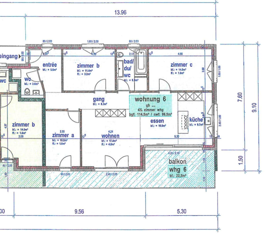 4.5-LETZTE CHANCE: NUR NOCH 1 NEUBAU-4.5-ZIMMER-WOHNUNGEN IN SUBINGEN - Bild 2