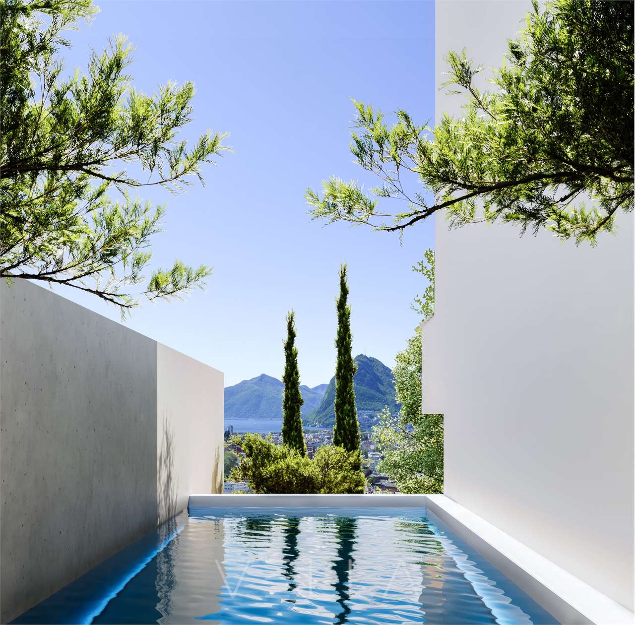 Eleganza e Vista Panoramica: Due ville uniche - Villa A - Piscina