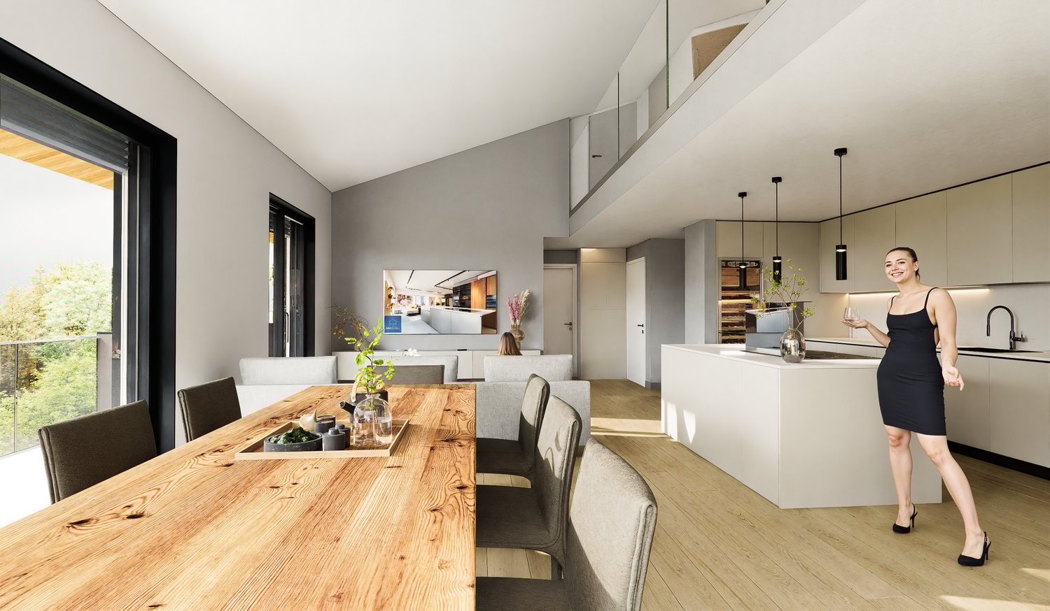 RAFFINATO E NUOVO 4.5 LOCALI CON GIARDINO PRIVATO A BOSCO LUGANESE -  Bild 7