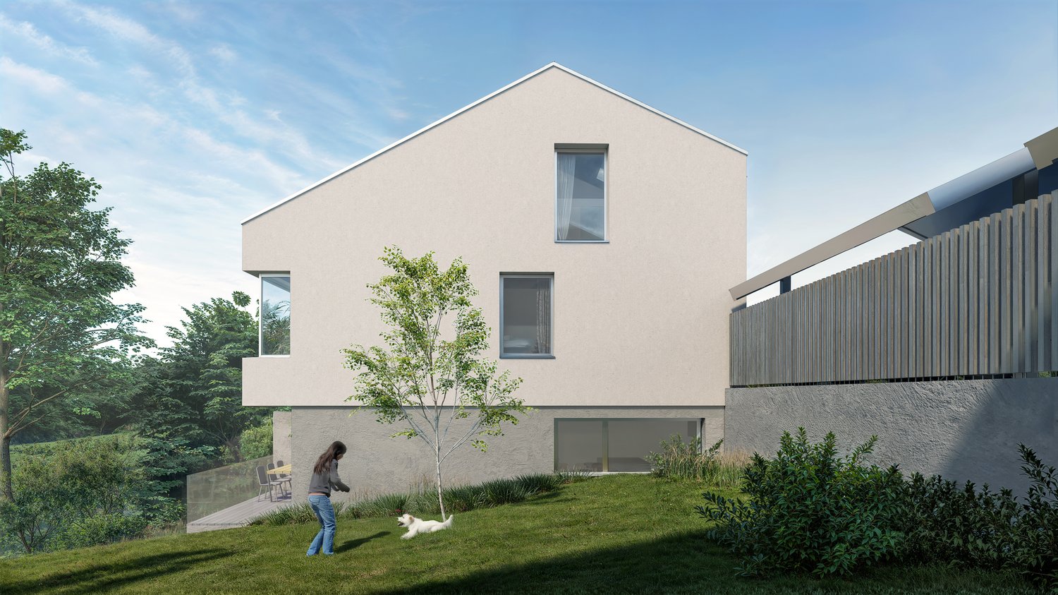 Maison mitoyenne d'architecte  4.5 pièces avec garage à Crissier -  Bild 3