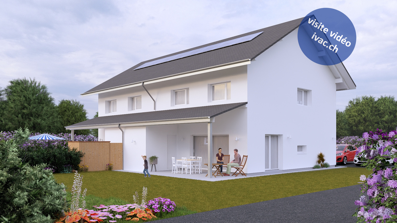 Villa familiale neuve de 5 pces à Champtauroz / VD - Bild 1