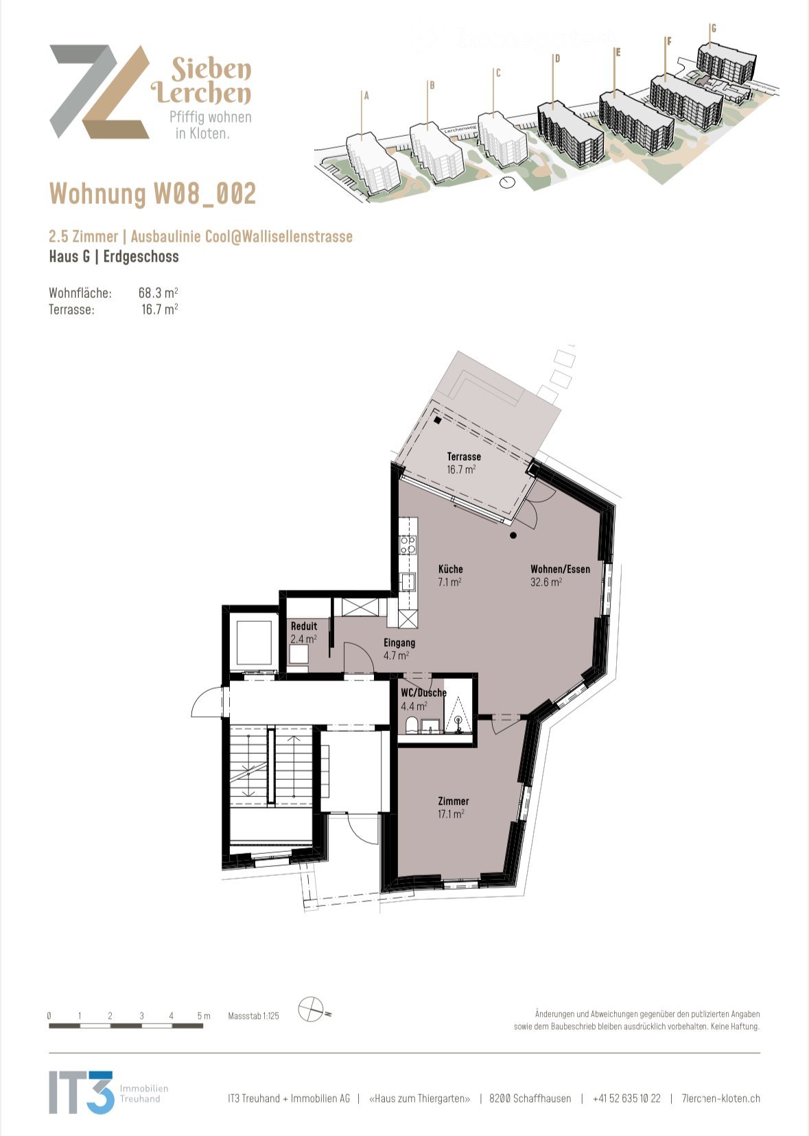 Moderne 2.5-Zimmer-Neubau-Wohnung in Kloten mit Terrasse -  Bild 11
