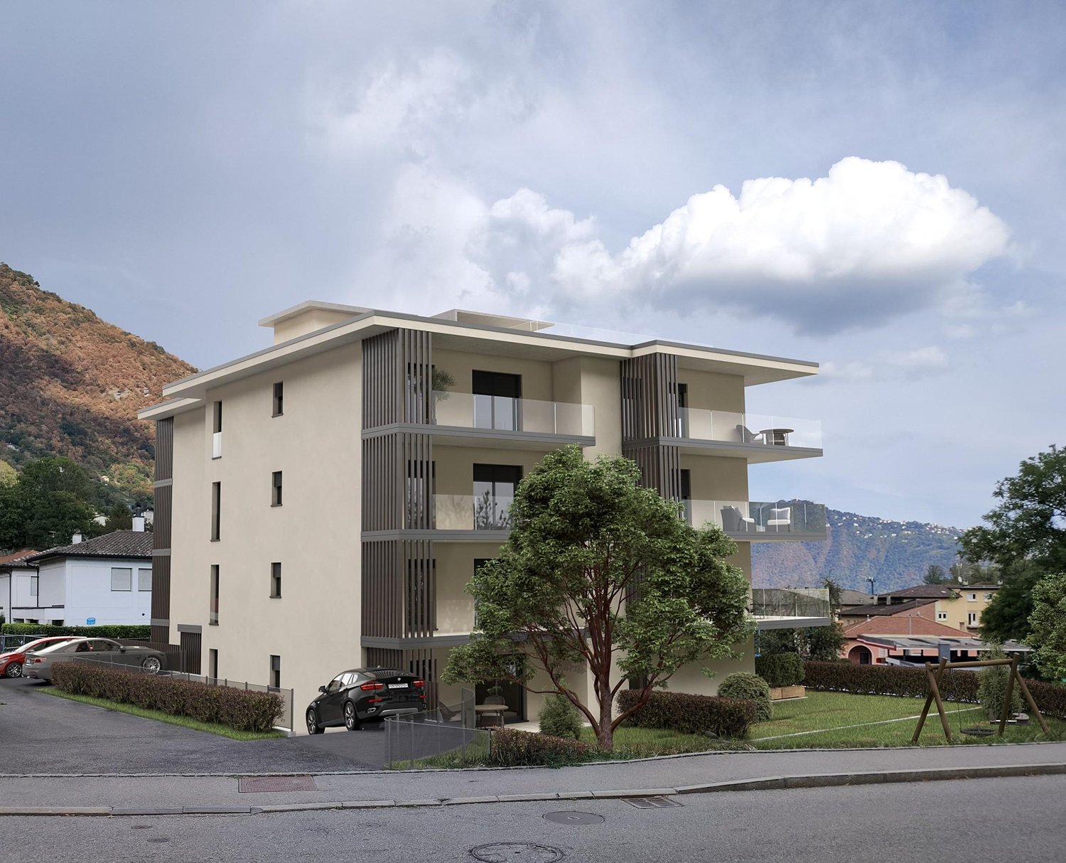 BELLISSIMO 3.5 LOCALI ULTIMO PIANO CON ROOF TOP A VACALLO -  Bild 5