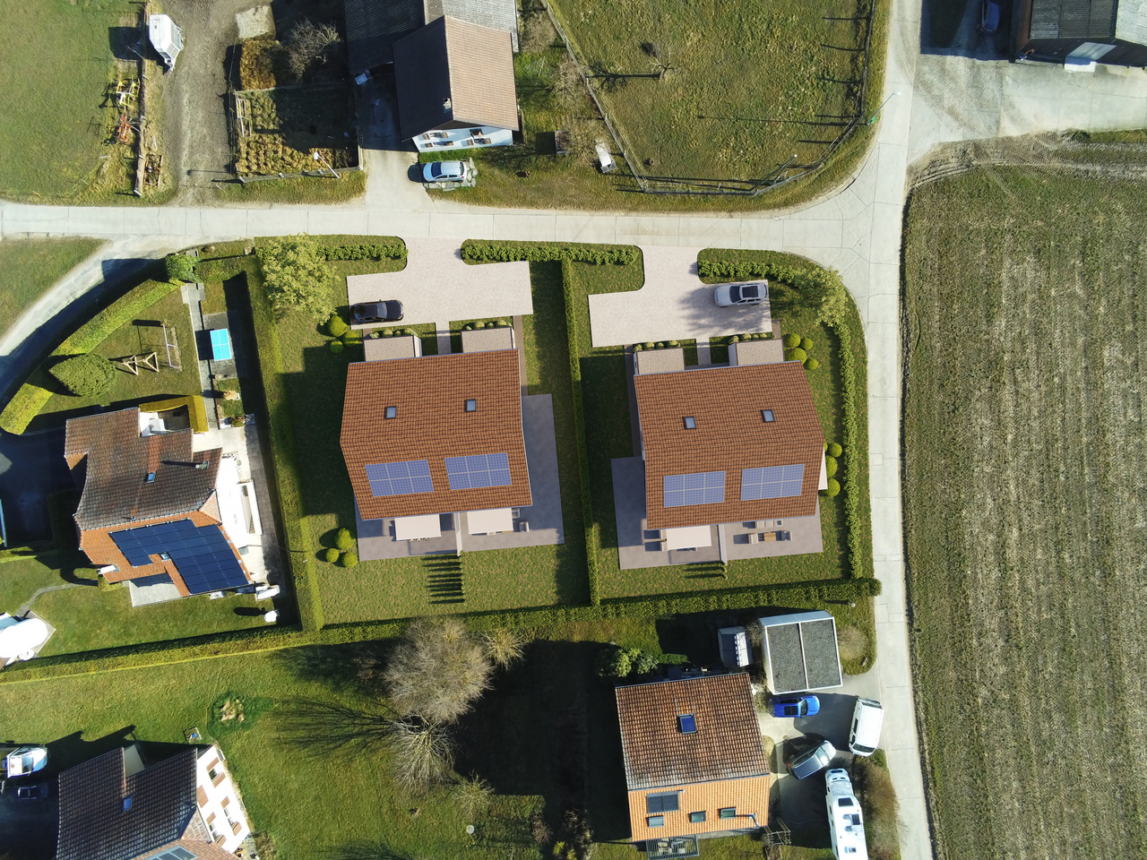 Villa neuve sur plan dans un espace verdoyant - Bild 12