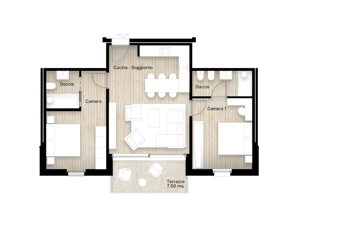 Vivere nel verde a Montagnola — 3.5 locali con giardino privato - Bild 5