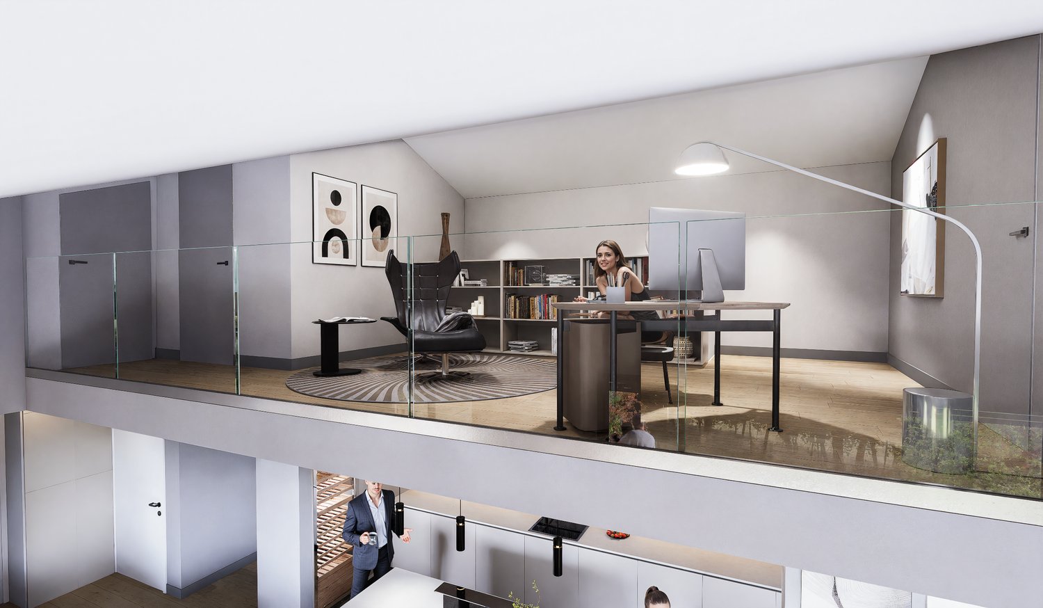 MERAVIGLIOSO DUPLEX DI 4.5 LOCALI CON GIARDINO PRIVATO A BOSCO LUGANESE PPP5 - Bild 10