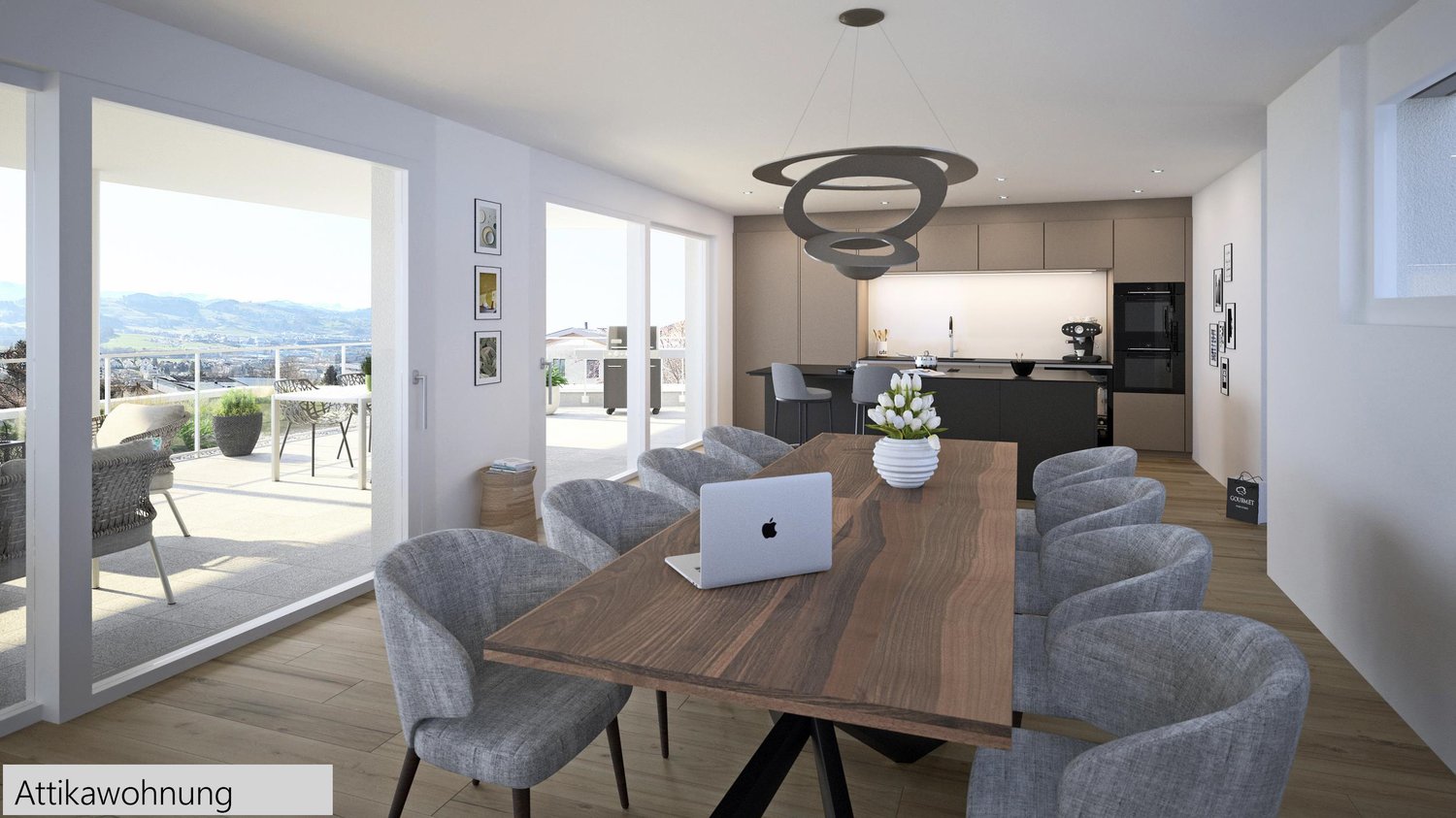 Moderne Maisonettewohnung mit atemberaubendem Ausblick - Bild 2