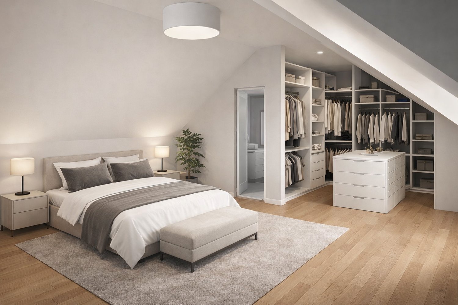 Duplex 5,5 pièces vis-à-vis nature et cours d'eau - Corban - Appartement sur plan - Bild 8