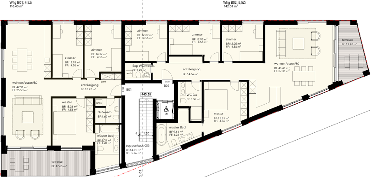 Moderne 4.5-Zimmer-Neubau-Wohnung in Glarus Nord -  Bild 6