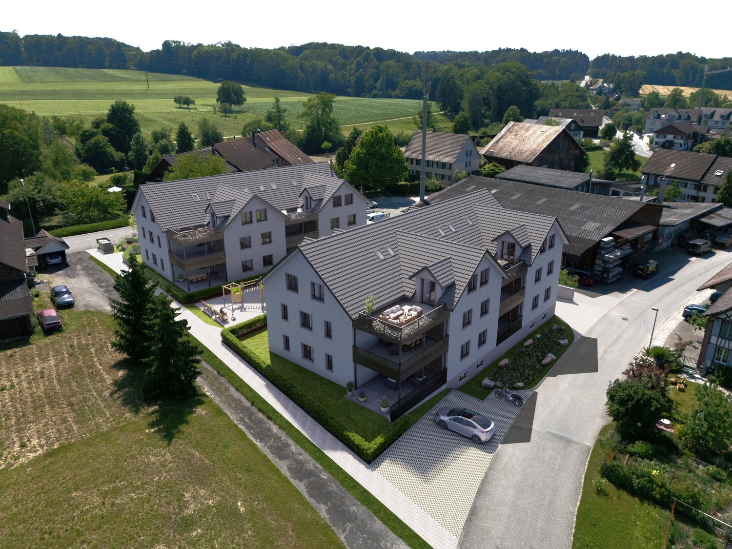 Familienfreundliche 5.5-Zimmer-Naubauwohnung mit Seesicht -  Bild 2