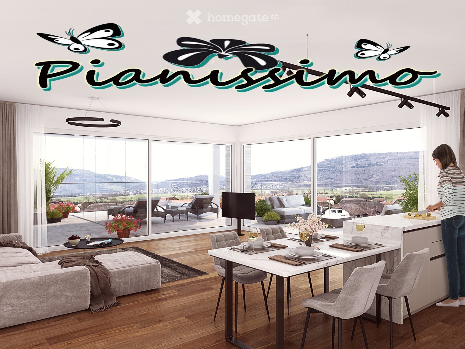 Die letzten 2  2.5-Zimmer-Neubau-Wohnung in Oftringen Parterre und 1. Stock - Bild 2