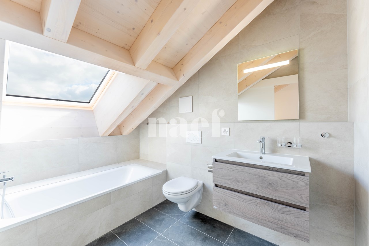 Appartement neuf de 5.5 pièces duplex avec grand balcon à vendre à Prévonloup -  Bild 8