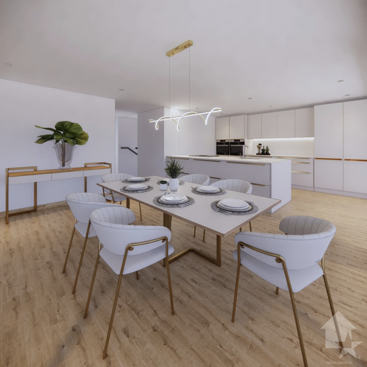 Attique de 4.5 pièces très bien situé avec balcon et terrasse -  Bild 6