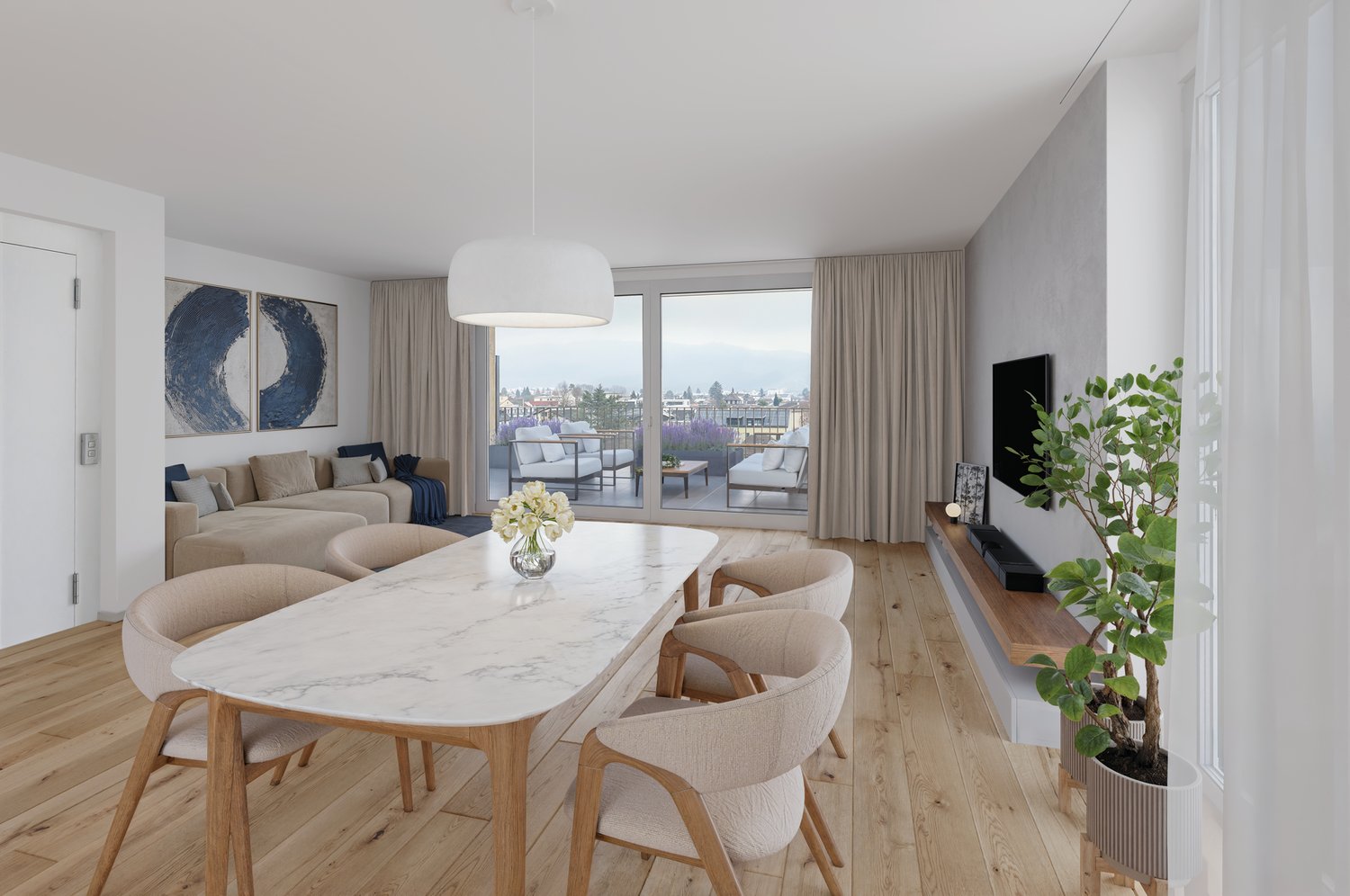 Neubau mit traumhafter Weitsicht - Bild 1