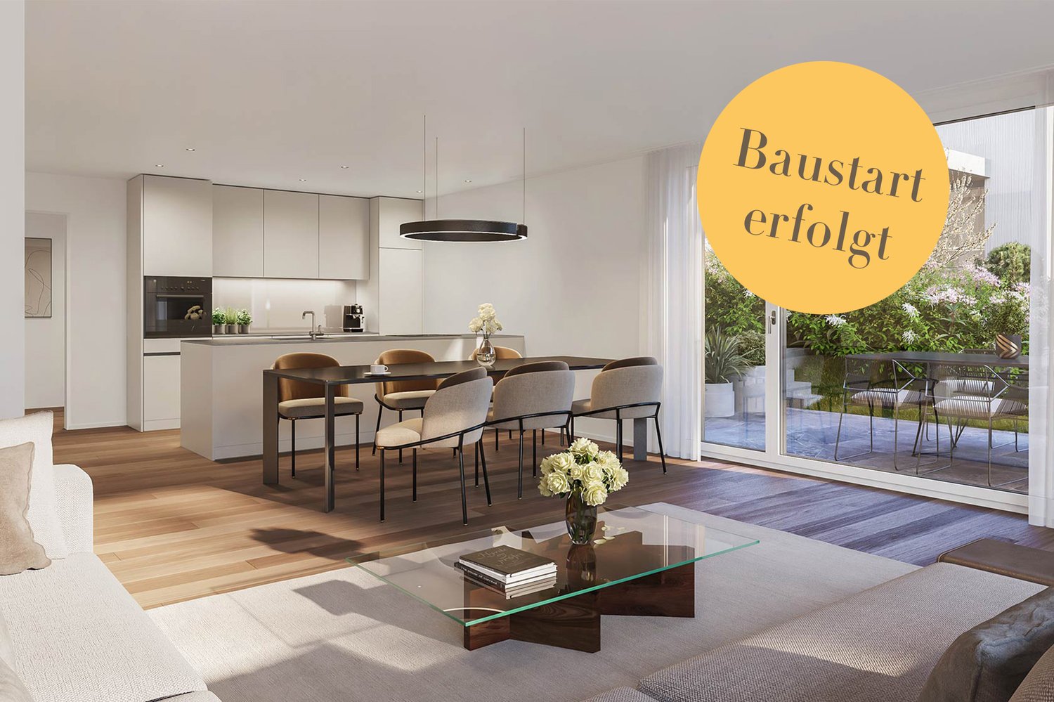 Ihr neues Zuhause in der Überbauung Sonnhalde - Visualisierung