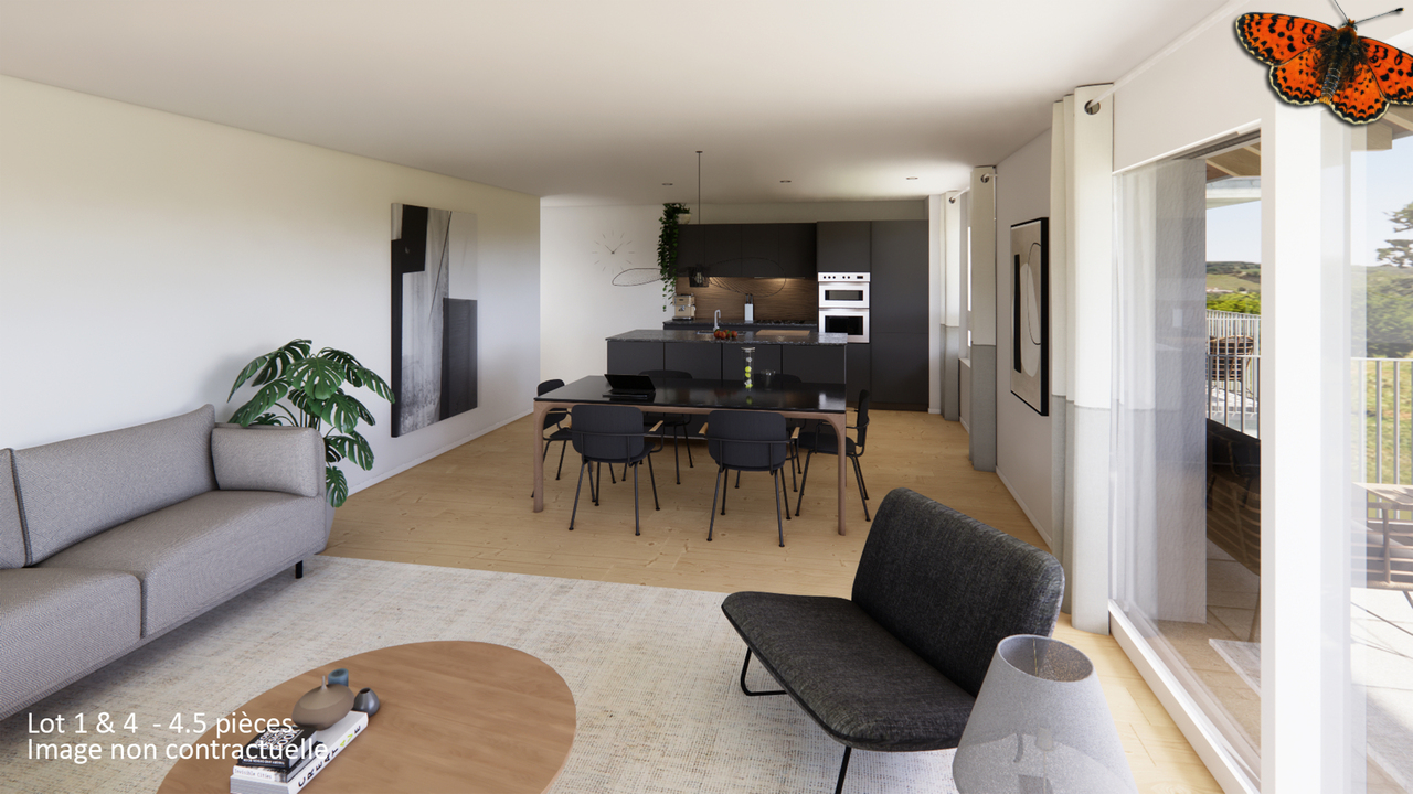 Magnifique appartement de 4½ pièces à Lentigny - Bild 2