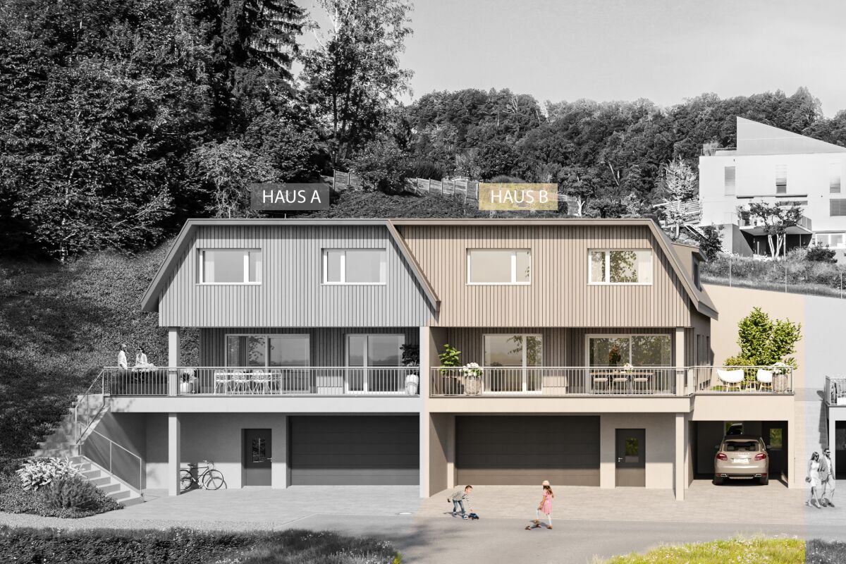 Neubau Doppeleinfamilienhäuser - Wohnen mit Weitblick - Bild 12