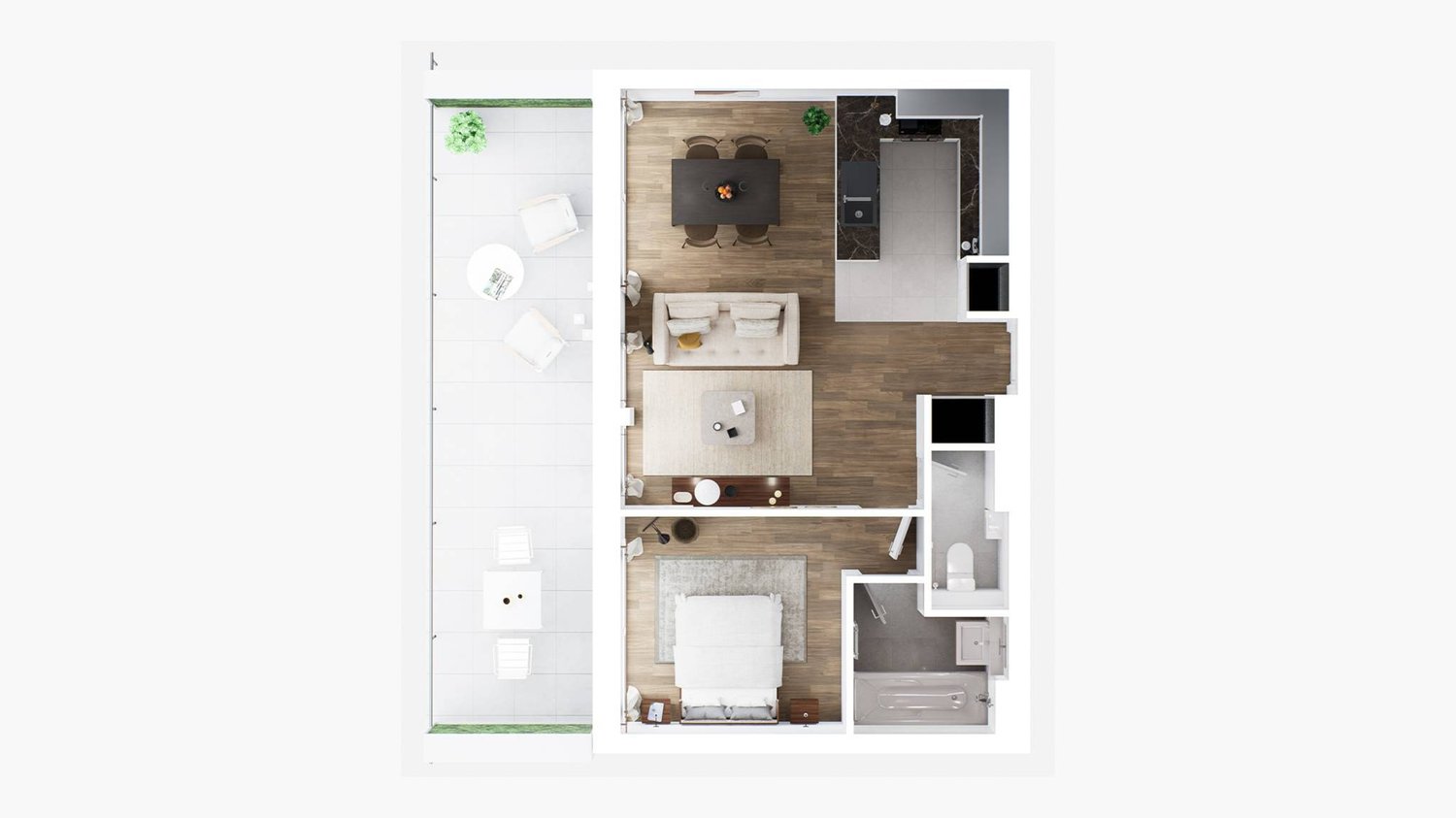 Lot G-303 - Appartement de 2.5 pièces au 3ème étage - Bild 13