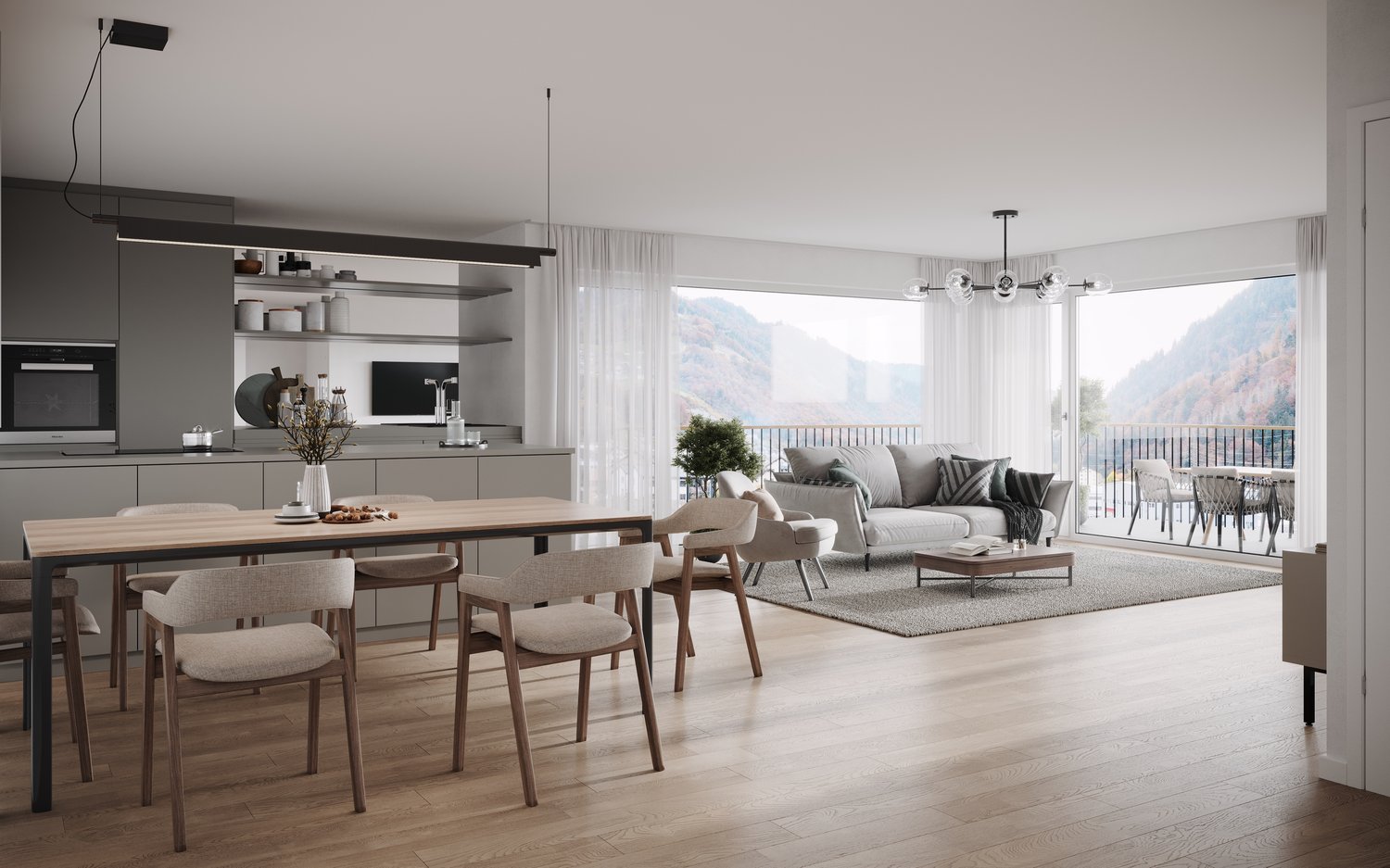 Exklusive 3.5 Zimmer Neubauwohnung mit grosszügigem Gartenanteil - 117m2 - CHF 720'000.00 -  Bild 4