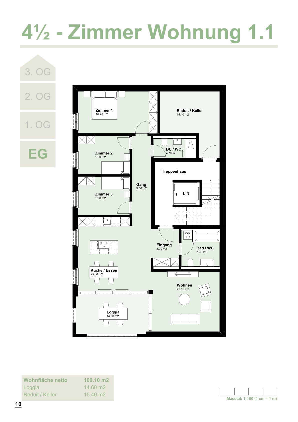 Moderne 4.5-Zimmer-Wohnung in Herzogenbuchsee - Bild 5