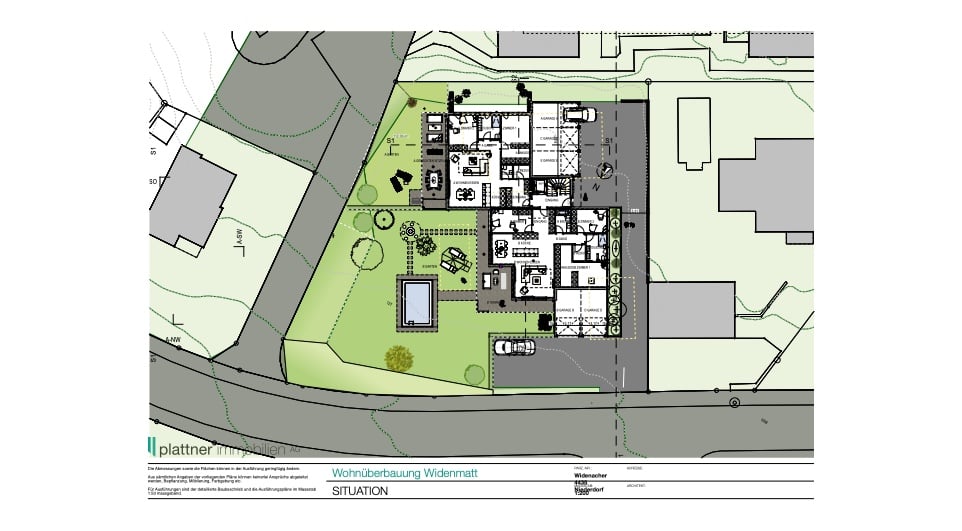 4.5 Zimmer Erdgeschosswohnung mit 88 m2 Balkon - Bild 7