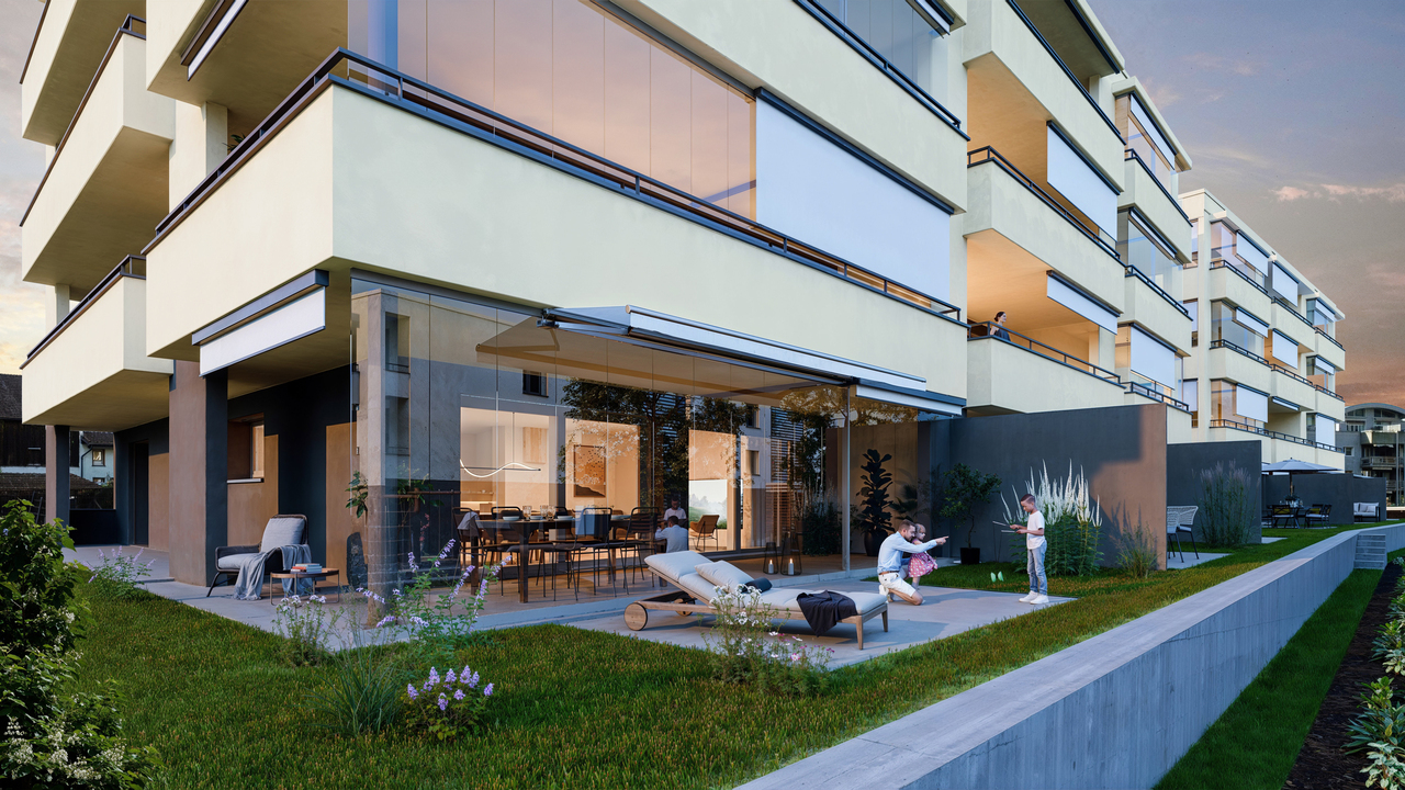 Appartement de 4,5 pièces au rez-de-chaussée - Bild 2