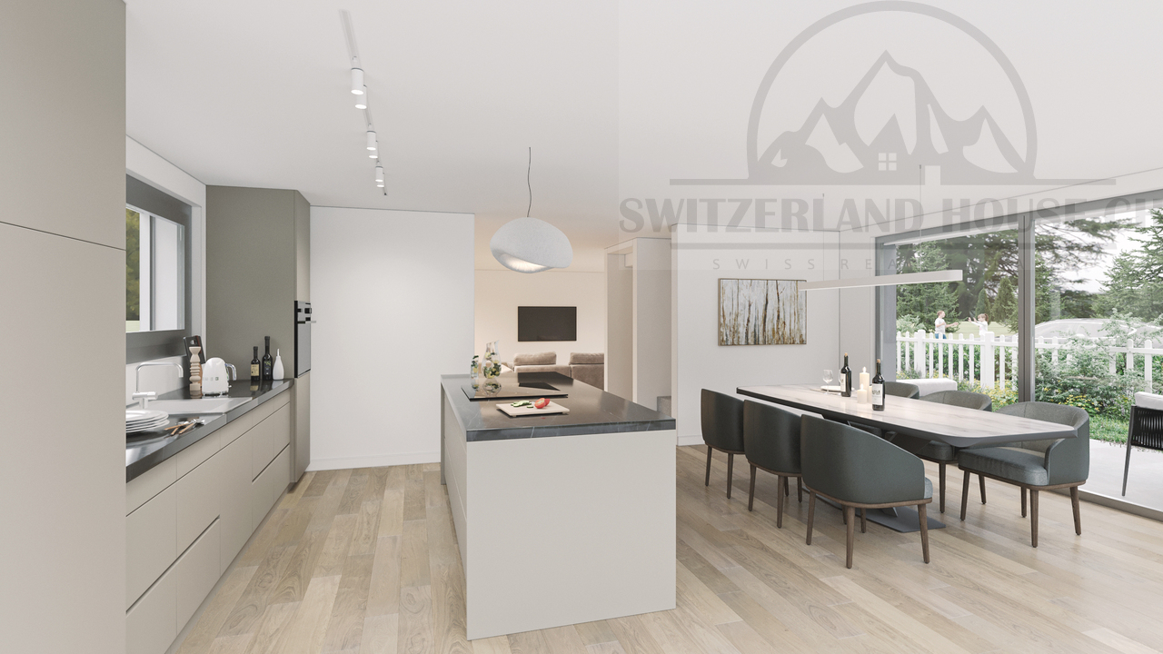 Magnifique villa individuelle 5.5 pcs avec grand jardin à Lovens - Bild 2